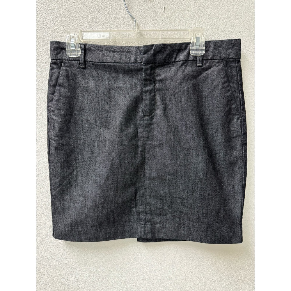 Gap Women’s Skirt Black Heathered Denim Style Size‎ 8